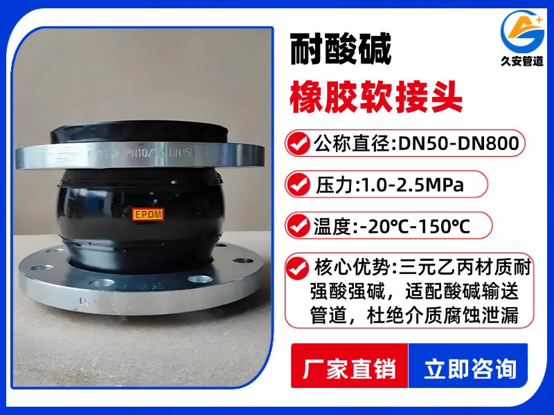 化工耐酸堿橡膠接頭