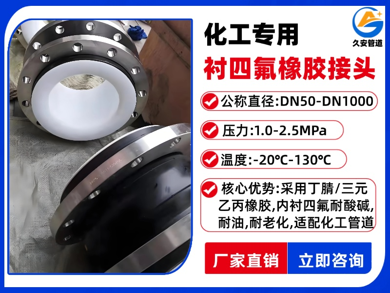 襯四氟橡膠軟接頭